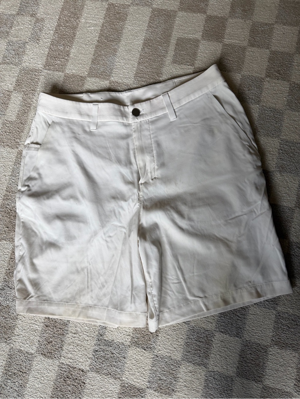 lululemon athletica Men's White Athletic Shorts